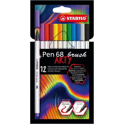 Stabilo Arty Pen 68 Brush Ecsetfilc Készlet 12 Darab/Készlet