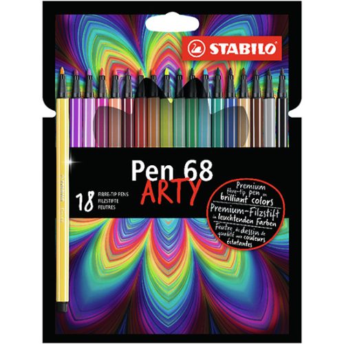 Stabilo Arty Pen 68 Filctoll Készlet 18 Darab/Készlet