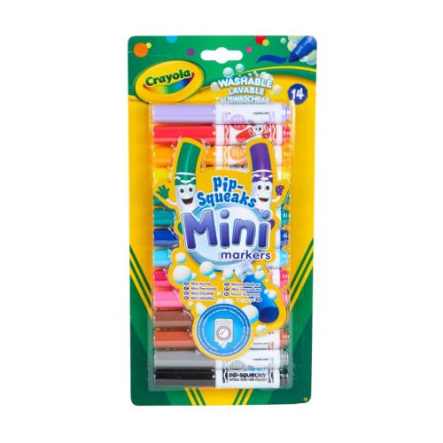 Crayola Filctoll Készlet Pip-Squeaks Mini Kimosható 14 Darab/doboz