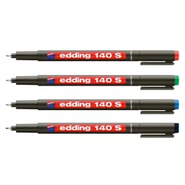   Edding 140S Permanent Marker Készlet 4 szín/Csomag 4 Darab/Csomag