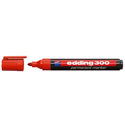 Edding 300 Permanent Marker Piros
