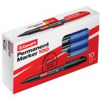 Luxor 100B Permanent Marker 1-2 mm Kék