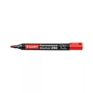 Luxor 250B Permanent Marker 1-3 mm Piros