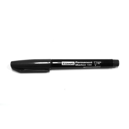 Luxor 100S Super Fine Permanent Marker Fekete