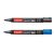 Luxor 250B Permanent Marker 1-3 mm Fekete-Kék 2 Darab/Csomag