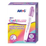 Amos Candy Dry Száraz Szövegkiemelő 8 mm Levander Violet
