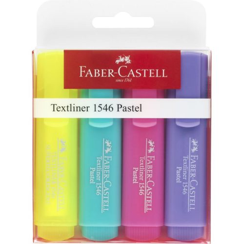 Faber Castell Szövegkiemelő Pastel Készlet 4 Darab/Készlet 46