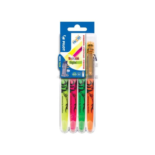 Pilot Szövegkiemelő Set2Go műanyag tolltartó Frixion Light 4 Darab/Készlet vegyes színek