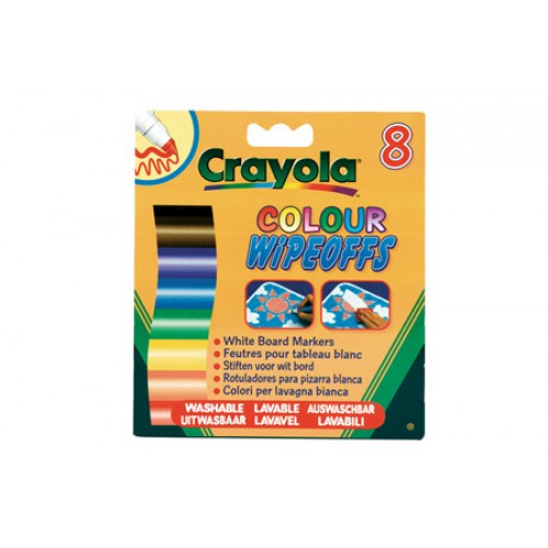 Crayola Táblafilc Készlet Fehér Táblához Letörölhető 8 Darab/doboz