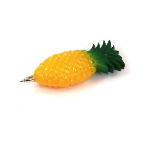 Golyóstoll kupakos ananász 0,5mm 8cm hosszú kék tinta