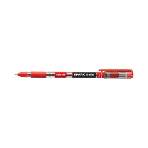 Luxor Spark Xtra Fine Golyóstoll 0,5 mm Piros Tinta Kupakos