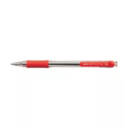   Uni Laknock Fine Sn-101 Golyóstoll 0,3 Mm Piros Tinta Nyomógombos