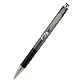   Zebra F-301A Golyóstoll 0,24 mm Kék Tinta Metál Antracit Test Nyomógombos