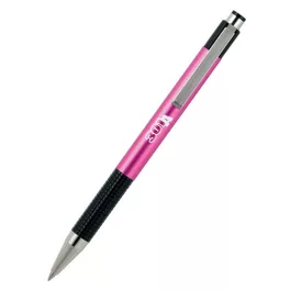   Zebra F-301A Golyóstoll 0,24 mm Kék Tinta Metál Pink Test Nyomógombos