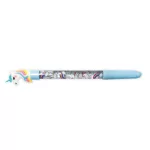 SchoolArt Kupakos Rollertoll 0,38 mm Kék Tinta Unikornis Csillámos Áttetsző Test