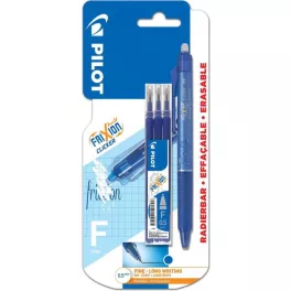   Pilot Frixion Clicker 0.5 Radírozható Toll Kék + Betétszett