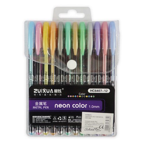 SchoolArt Zseléstoll Készlet 1 mm Metál Szín 12 Darab/Készlet