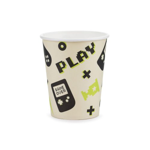 Papírpohár 220 ml 6 Darab/Csomag Gamer