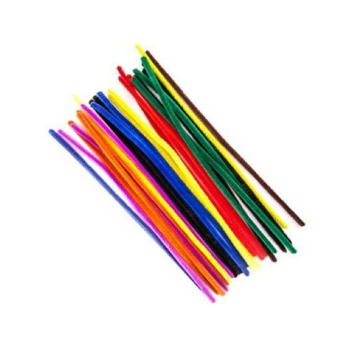 DP Craft Zsenília 8x300 mm 25 Darab/Csomag Vegyes Színek