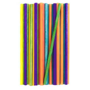   DP Craft Fa Pálcika Henger 15 x 0,5 cm 50 Darab/Csomag Vegyes Színek