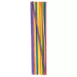   DP Craft Fa Pálcika Henger 30 x 0,5 cm 15 Darab/Csomag Vegyes Színek