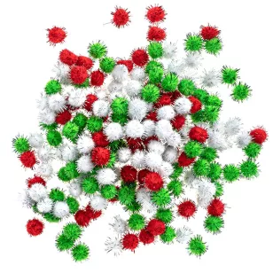 DP Craft Pompon 15 mm 200 Darab/Csomag Vegyes Színekben