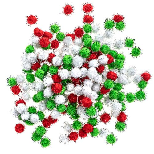 DP Craft Pompon 15 mm 200 Darab/Csomag Vegyes Színekben