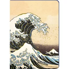   Pictura Notesz A/5 96 Lapos Vonalas Élfestett Kanagawa Hullám