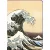 Pictura Notesz A/5 96 Lapos Vonalas Élfestett Kanagawa Hullám