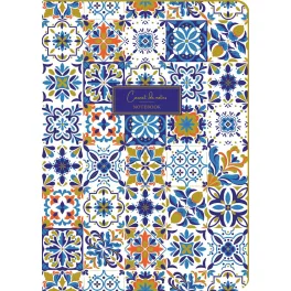 Pictura Notesz A/5 96 Lapos Vonalas Élfestett Azulejo Kék