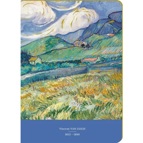 Pictura Notesz A/5 96 Lapos Vonalas Élfestett Van Gogh Táj