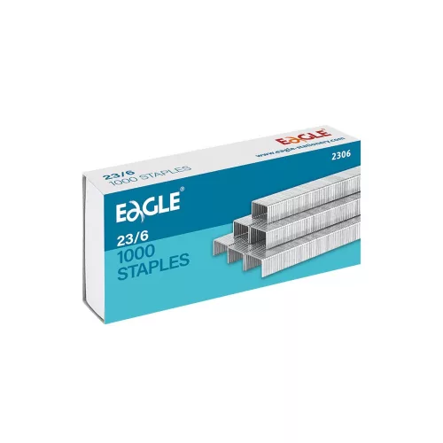 Eagle Tűzőkapocs Nagyteljesítményű 23/06 1000 Darab/ Doboz