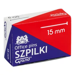 Grand Gombostű 15 mm 50 gramm Fém Papír Dobozban
