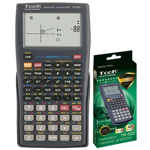 TooR TR-523 Tudományos Számológép 360 Funkciós Grafikus