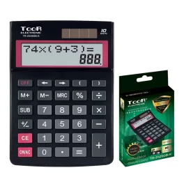 TooR TR-2429DB-K Asztali Számológép 10 Digites