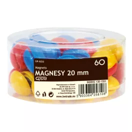   Grand GR-6020 Táblamágnes 20 mm 60 Darab/Doboz Vegyes Színek