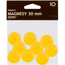 Grand Táblamágnes 30 mm 10 Darab/Csomag Sárga