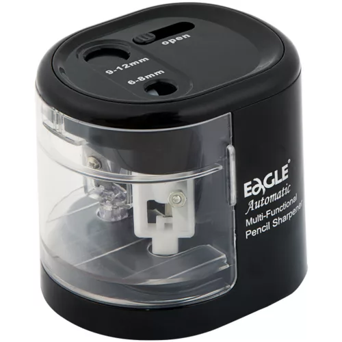 Eagle EG-5161USB Elektromos Hegyező Kétlyukú USB Fekete