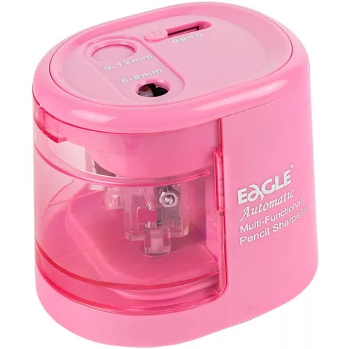 Eagle EG-5161USB Elektromos Hegyező Kétlyukú USB Rózsaszín