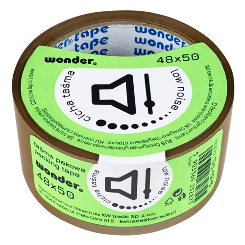 Wonder Csomagolószalag 48 mm x 50 m 45 mikron Csendes Barna