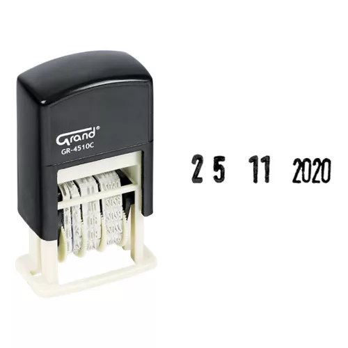 Grand GR-4510C Dátumbélyegző ISO Dátumformátum Fekete