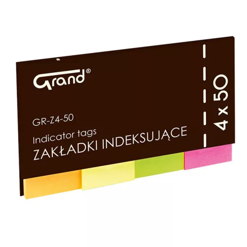 Grand GR-Z4-50 Jelölőcímke 50 x 20 mm 4x50 Lapos Papír Négyzet Alakú