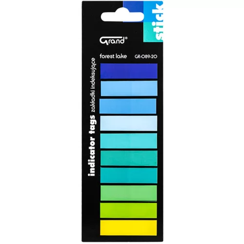 Grand GR-089-20 Jelölőcímke 45 x 11 mm 10x20 Lapos Műanyag Négyzet Alakú Marine