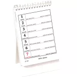 T-Calendar Asztali Naptár 21TA 2026