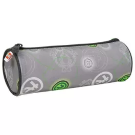   Tolltartó, henger alakú, cipzáras, LEGO "Ninjago Elemental Master of Energy", szürke-mintás