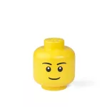 Tárolódoboz, fej, kicsi, LEGO, Boy