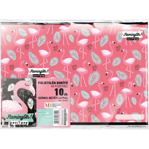 Lizzy Card Füzetborító Képes A/5 Lollipop Flamingoh