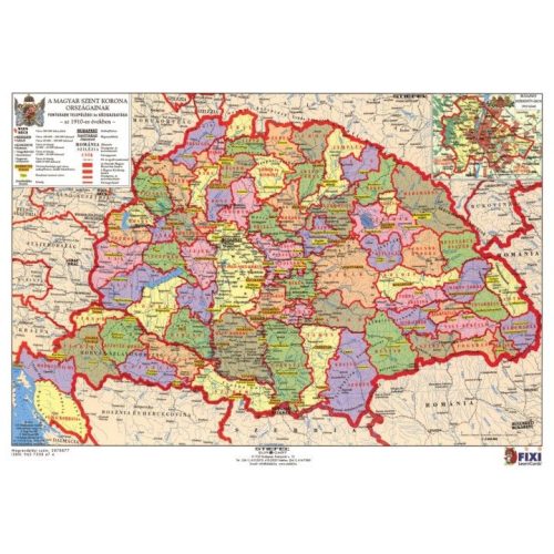 Munkalap A Magyar Szent Korona Országai Térképe