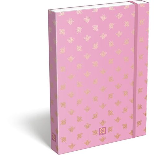 Lizzy Card Füzetbox A/4 Cornell Pink Bee