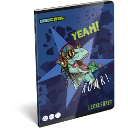 Lizzy Card Füzet Tűzött A/5 Lecke Fsc Dino Cool Dino Roar